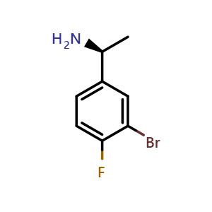 (1S)-1-(3-bromo-4-fluorophenyl)ethan-1-amine
