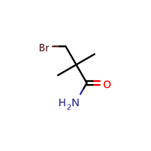 Chemical structure of 4-Bromopivalamide , CAS 23143-81-9, AChemBlock T98813