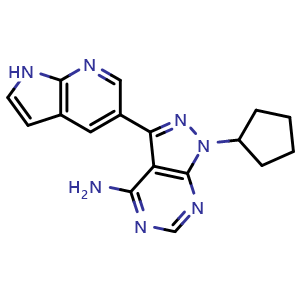 Chemical structure of PP121 , CAS 1092788-83-4, AChemBlock T98877