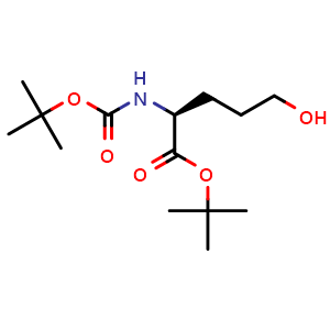 (S)-tert-butyl 2-((tert-butoxycarbonyl)amino)-5-hydroxypentanoate