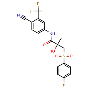 N-(4-cyano-3-(trifluoromethyl)phenyl)-3-((4-fluorophenyl)sulfonyl)-2-hydroxy-2-methylpropanamide