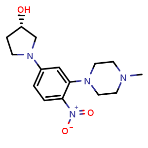 (S)-1-(3-(4-methylpiperazin-1-yl)-4-nitrophenyl)pyrrolidin-3-ol