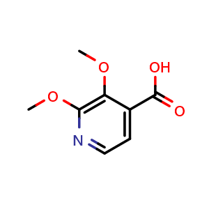 Chemical structure of 2,3-dimethoxyisonicotinic acid , CAS 944906-83-6, AChemBlock T98965