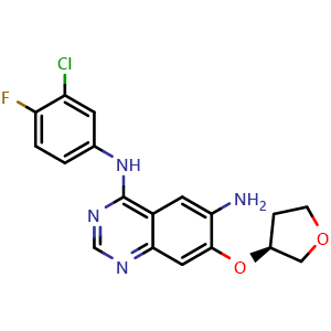 (S)-N4-(3-chloro-4-fluorophenyl)-7-(tetrahydrofuran-3-yloxy)quinazoline-4,6-diamine