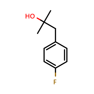 Chemical structure of a,a-Dimethyl-4-fluorobenzeneethanol , CAS 2928-17-8, AChemBlock T99031