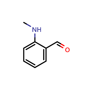 Chemical structure of 2-(Methylamino)benzaldehyde , CAS 7755-70-6, AChemBlock T99057
