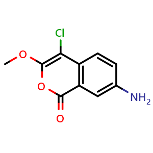 7-Amino-4-chloro-3-methoxy-1H-isochromen-1-one