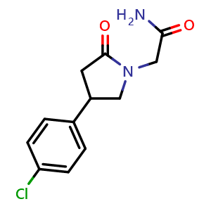 2-(4-(4-chlorophenyl)-2-oxopyrrolidin-1-yl)acetamide