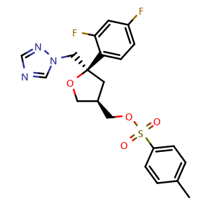 (5R-cis)-Toluene-4-sulfonic acid 5-(2,4-difluorophenyl)-5-(1H-1,2,4-triazol-1-yl)methyltetrahydrofuran-3-ylmethyl ester