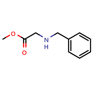 Chemical structure of Methyl 2-(benzylamino)acetate , CAS 53386-64-4, AChemBlock T99154