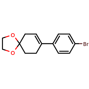 8-(4-bromophenyl)-1,4-dioxaspiro[4.5]dec-7-ene