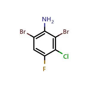 2,6-dibromo-3-chloro-4-fluorobenzenamine