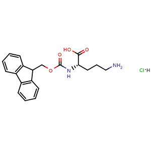 (S)-2-((((9H-Fluoren-9-yl)methoxy)carbonyl)amino)-5-aminopentanoic acid hydrochloride