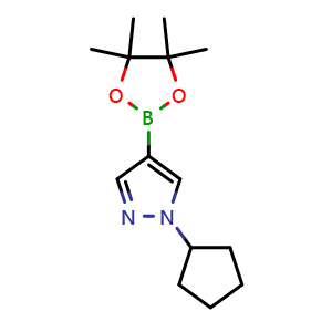 1-Cyclopentyl-4-(4,4,5,5-tetramethyl-1,3,2-dioxaborolan-2-yl)-1H-pyrazole