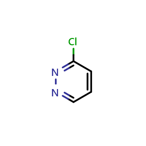 Chemical structure of 3-chloropyridazine , CAS 1120-95-2, AChemBlock T99355