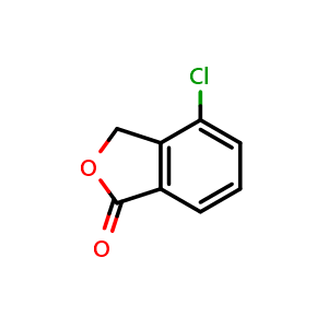 Chemical structure of 4-chlorophthalide , CAS 52010-22-7, AChemBlock T99434