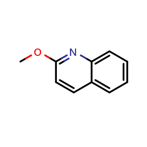 Chemical structure of 2-Methoxyquinoline , CAS 6931-16-4, AChemBlock T99532
