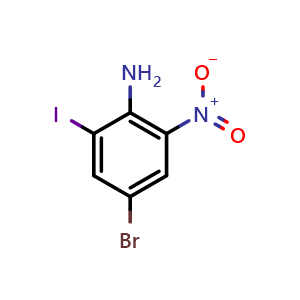 4-bromo-2-iodo-6-nitrobenzenamine