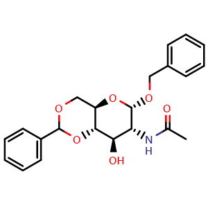 benzyl 2-acetamido-4,6-o-benzylidene-2-deoxy-alpha-d-glucopyranoside