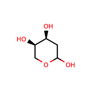 Chemical structure of (4S,5R)-oxane-2,4,5-triol , CAS 190588-86-4, AChemBlock T99759