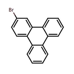 Chemical structure of 2-Bromotriphenylene , CAS 19111-87-6, AChemBlock T99805
