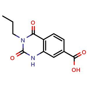 2,4-dioxo-3-propyl-1,2,3,4-tetrahydroquinazoline-7-carboxylic acid