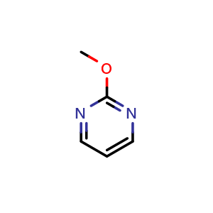Chemical structure of 2-methoxypyrimidine , CAS 931-63-5, AChemBlock T99808