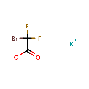 Chemical structure of Potassium 2-bromo-2,2-difluoroacetate , CAS 87189-16-0, AChemBlock T99939