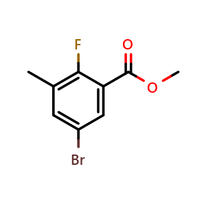 Methyl 5-bromo-2-fluoro-3-methylbenzoate