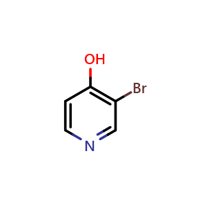 Chemical structure of 3-Bromo-4-pyridinol , CAS 36953-41-0, AChemBlock T99986
