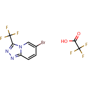 6-bromo-3-(trifluoromethyl)-[1,2,4]triazolo[4,3-a]pyridine TFA
