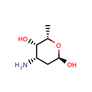 (2R,4S,5S,6S)-4-amino-6-methyloxane-2,5-diol