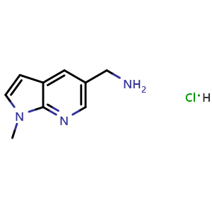(1-methyl-1H-pyrrolo[2,3-b]pyridin-5-yl)methanamine hydrochloride