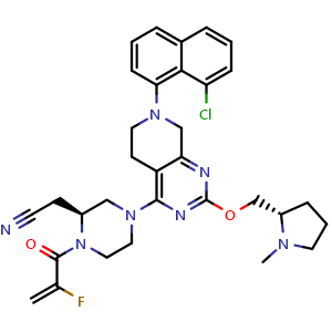 Chemical structure of MRTX849 , CAS 2326521-71-3, AChemBlock U102523