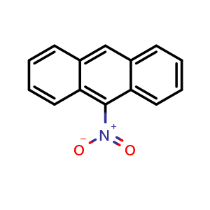 Chemical structure of 9-Nitroanthracene , CAS 602-60-8, AChemBlock U102541