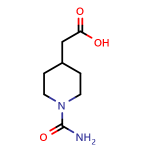 2-(1-Carbamoylpiperidin-4-yl)acetic acid