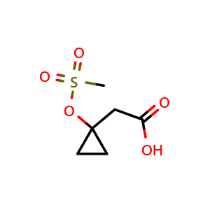 2-(1-(Methylsulfonyloxy)cyclopropyl)acetic acid