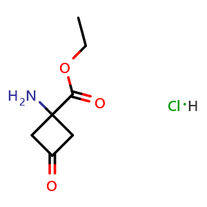 Ethyl 1-amino-3-oxo-cyclobutanecarboxylate; hydrochloride