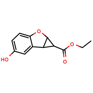 Ethyl 5-hydroxy-1a,6b-dihydro-1H-cyclopropa[b]benzofuran-1-carboxylate