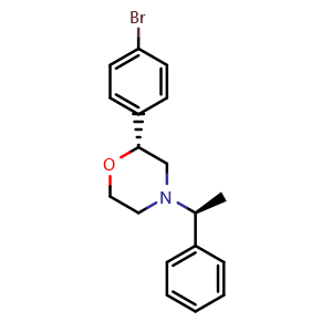 (2R)-2-(4-bromophenyl)-4-[(1S)-1-phenylethyl]morpholine