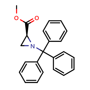 Methyl (2S)-1-tritylaziridine-2-carboxylate