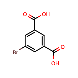 Chemical structure of 5-Bromoisophthalic acid , CAS 23351-91-9, AChemBlock U102805