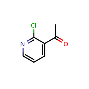 Chemical structure of 3-Acetyl-2-chloropyridine , CAS 55676-21-6, AChemBlock U102818