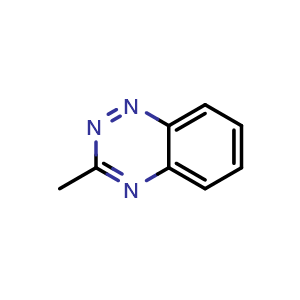 Chemical structure of 3-Methylbenzo[e][1,2,4]triazine , CAS 6299-94-1, AChemBlock U102959