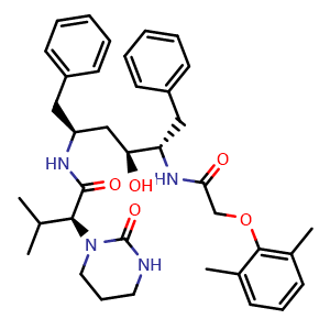 (S)-N-((2S,4S,5S)-5-(2-(2,6-dimethylphenoxy)acetamido)-4-hydroxy-1,6-diphenylhexan-2-yl)-3-methyl-2-(2-oxotetrahydropyrimidin-1(2H)-yl)butanamide