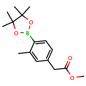 Methyl 2-(3-methyl-4-(4,4,5,5-tetramethyl-1,3,2-dioxaborolan-2-yl)phenyl)acetate