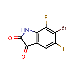 6-Bromo-5,7-difluoroindoline-2,3-dione