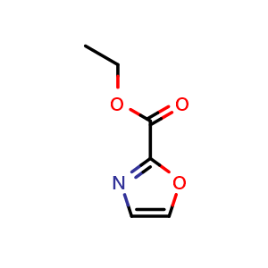 Chemical structure of Ethyl 1,3-oxazole-2-carboxylate , CAS 33036-67-8, AChemBlock U103195