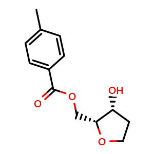 [(2R,3R)-3-hydroxytetrahydrofuran-2-yl]methyl 4-methylbenzoate