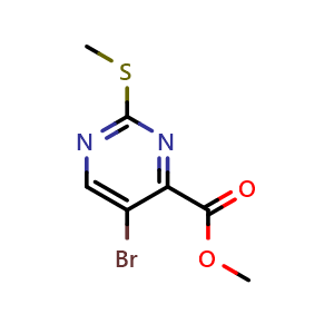 Methyl 5-bromo-2-(methylsulfanyl)pyrimidine-4-carboxylate